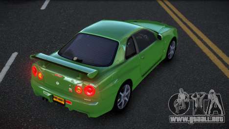 Nissan Skyline R34 Richtiny para GTA 4