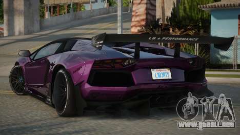 Lamborghini Aventador Ellatoriel para GTA San Andreas