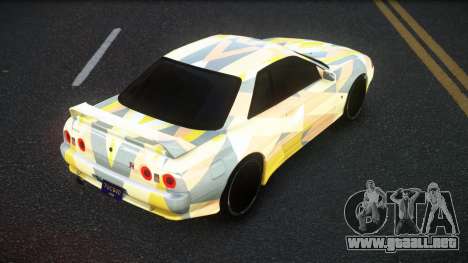 Nissan Skyline R32 Nielna S1 para GTA 4