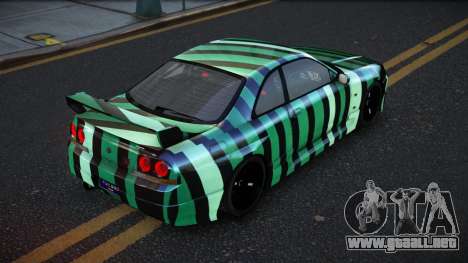 Nissan Skyline R33 Cogelria S14 para GTA 4