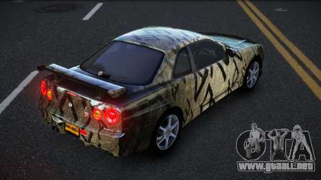 Nissan Skyline R34 Richtiny S2 para GTA 4