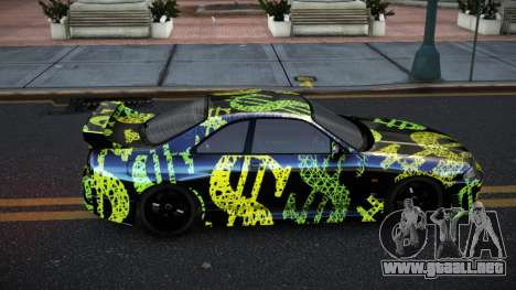 Nissan Skyline R33 Cogelria S8 para GTA 4