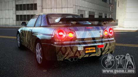 Nissan Skyline R34 Richtiny S2 para GTA 4