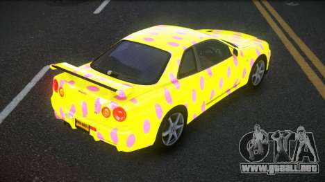 Nissan Skyline R34 Richtiny S6 para GTA 4