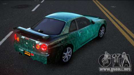 Nissan Skyline R34 Richtiny S5 para GTA 4
