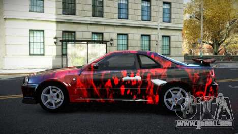 Nissan Skyline R34 Richtiny S9 para GTA 4