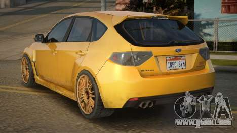 Subaru Impreza WRX Vinmean para GTA San Andreas