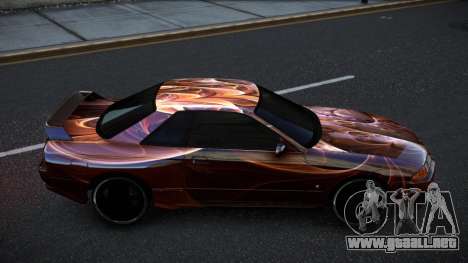 Nissan Skyline R32 Nielna S8 para GTA 4