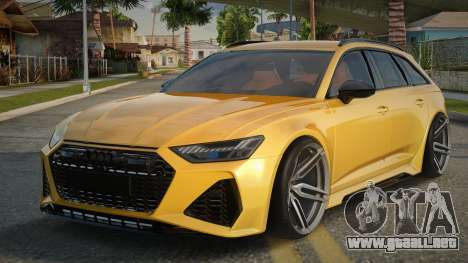 Audi RS6 Anpaike para GTA San Andreas