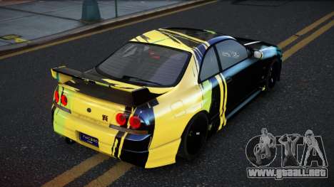 Nissan Skyline R33 Cogelria S9 para GTA 4