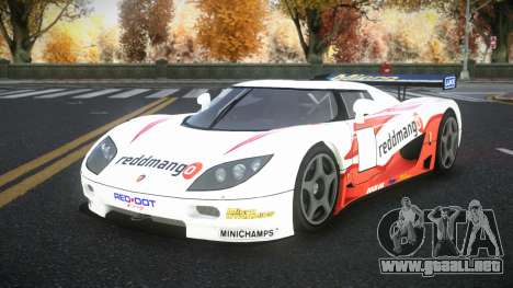 Koenigsegg CCGT Linal para GTA 4