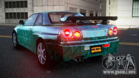 Nissan Skyline R34 Richtiny S5 para GTA 4