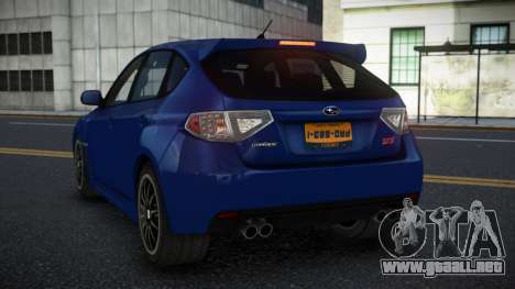 Subaru Impreza Pesiyab para GTA 4