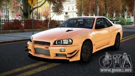Nissan Skyline R34 Fezamu para GTA 4