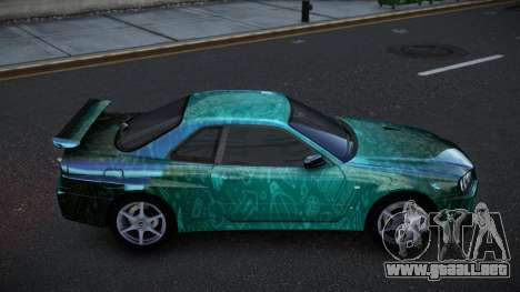 Nissan Skyline R34 Richtiny S5 para GTA 4