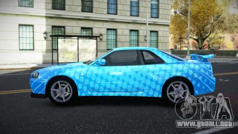 Nissan Skyline R34 Richtiny S7 para GTA 4
