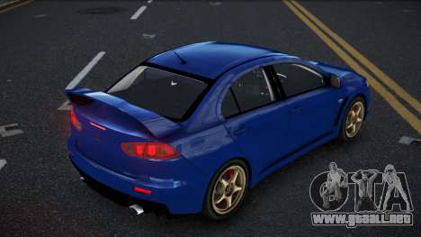 Mitsubishi Lancer Evolution X Ziwasef para GTA 4