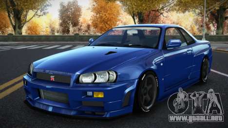 Nissan Skyline R34 Wegaquvuf para GTA 4