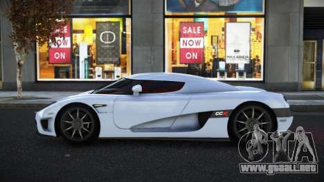 Koenigsegg CCX Vanlyn para GTA 4
