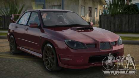 Subaru Impeza WRX STI Ganeltin para GTA San Andreas