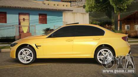 BMW M3 F30 Luziege para GTA San Andreas