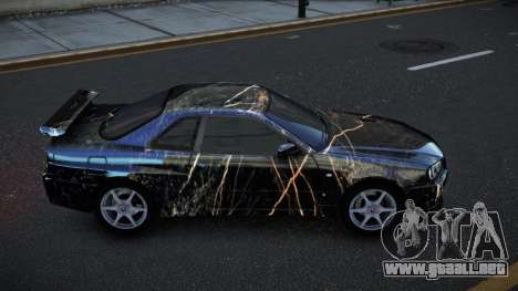Nissan Skyline R34 Richtiny S8 para GTA 4
