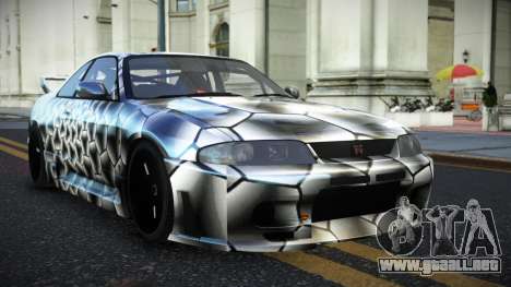 Nissan Skyline R33 Cogelria S5 para GTA 4