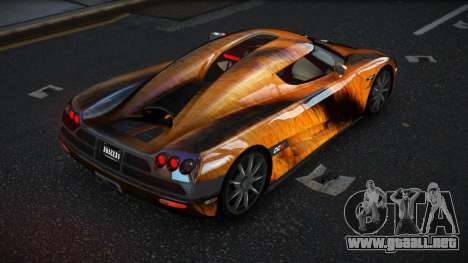 Koenigsegg CCX Vanlyn S9 para GTA 4