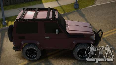 Toyota Land Cruiser Manirian para GTA San Andreas