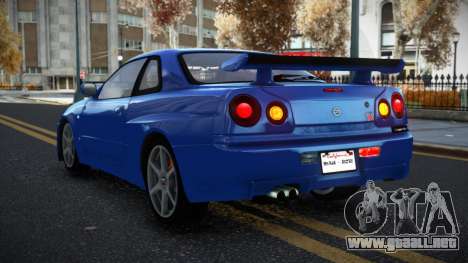 Nissan Skyline R34 Medjur para GTA 4