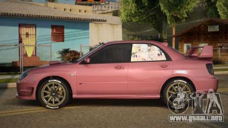 Subaru Impeza WRX STI Ganeltin para GTA San Andreas