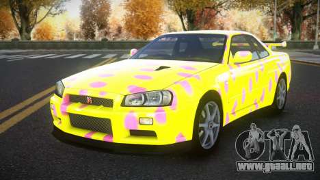 Nissan Skyline R34 Richtiny S6 para GTA 4