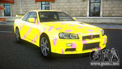 Nissan Skyline R34 Richtiny S6 para GTA 4