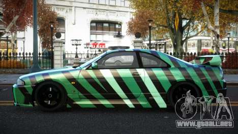 Nissan Skyline R33 Cogelria S14 para GTA 4