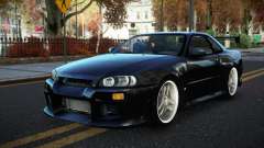 Nissan Skyline R34 Fuvev para GTA 4