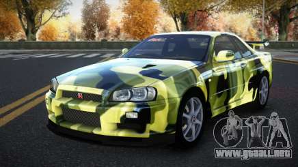 Nissan Skyline R34 Richtiny S11 para GTA 4