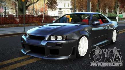 Nissan Skyline R34 Zemzuqo para GTA 4