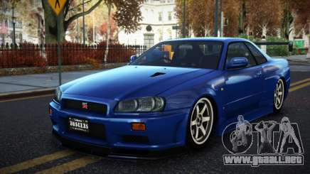 Nissan Skyline R34 Kanana para GTA 4