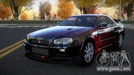 Nissan Skyline R34 Richtiny S10 para GTA 4