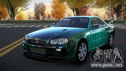 Nissan Skyline R34 Richtiny S5 para GTA 4