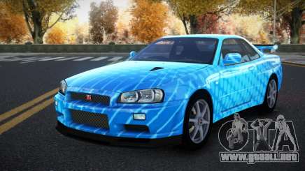 Nissan Skyline R34 Richtiny S7 para GTA 4