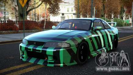 Nissan Skyline R33 Cogelria S14 para GTA 4