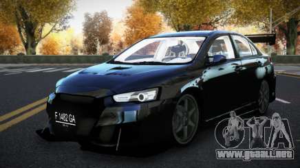 Mitsubishi Lancer Evolution X Vupabuwop para GTA 4