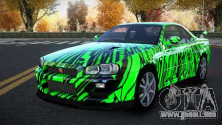 Nissan Skyline R34 Richtiny S4 para GTA 4