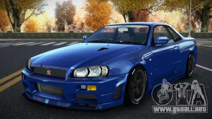 Nissan Skyline R34 Wegaquvuf para GTA 4