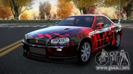 Nissan Skyline R34 Richtiny S9 para GTA 4