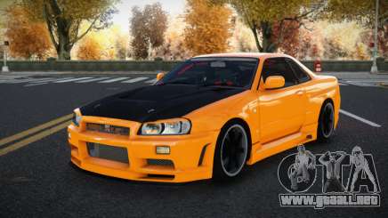 Nissan Skyline R34 Natiba para GTA 4