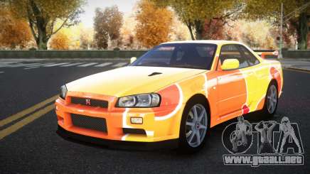 Nissan Skyline R34 Richtiny S1 para GTA 4
