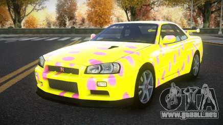 Nissan Skyline R34 Richtiny S6 para GTA 4