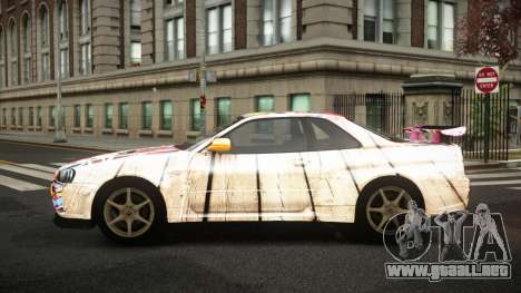 Nissan Skyline R34 Zoelly S7 para GTA 4